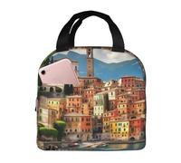 SDEGTHO Beautiful Italy Portable Lunch Box For Men Women Reusable Small Bag For Office Outdoor