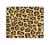 SDEGTHO Beautiful Leopard Print Professional Grade Mouse Pad, Featuring Lock Edge and Non-Slip Rubber for a Stable Desk Surface