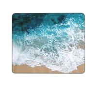 SDEGTHO Beautiful ocean waves Smooth Surface Lock Edge Mouse Pad Durable Rubber Base Desk Mat for Precise Cursor Control
