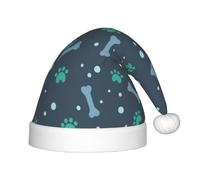 SDEGTHO Bones And Dog Claws Baby Santa Toddler Christmas Hat For New Year Party Headwear Extra Thicken Classic Fur