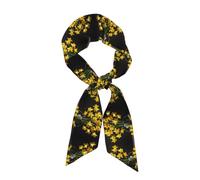 SDEGTHO Bouquet Of Daffodil Fashion Silk Scarves,Cute Silk Scarf Lightweight Sunscreen Spring And Fall Gift For Women