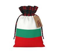 SDEGTHO Bulgarian Flag 1pcs Durable Material Tote Bag 8.3 * 11.8in With Drawstring Choice For Halloween Stylish Gift