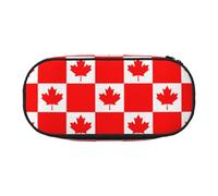 SDEGTHO Canadian Flag Big Capacity Pencil Case,Multiuse Pencil Pouch,Portable Pencil Bag,Pen Case for Office