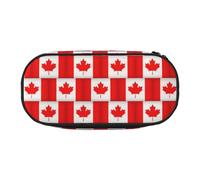 SDEGTHO Canadian Flag Big Capacity Pencil Case,Multiuse Pencil Pouch,Portable Pencil Bag,Pen Case for Office