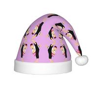 SDEGTHO Cartoon Karate Baby Santa Toddler Christmas Hat For New Year Party Headwear Extra Thicken Classic Fur