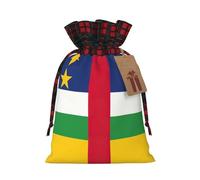 SDEGTHO Central African Flag 1pcs Durable Material Tote Bag 8.3 * 11.8in With Drawstring Choice For Halloween Stylish Gift