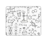 SDEGTHO Chemistry Print Smooth Surface Lock Edge Mouse Pad Durable Rubber Base Desk Mat for Precise Cursor Control