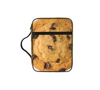 SDEGTHO Chocolate Cookie Fashion Printed Bible Carrying Pouch Waterproof Oxford Bag with Organizer Pockets for Students & Adults