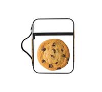 SDEGTHO Chocolate Cookie Printed Church Bible Bag, Scripture Carrying Case for School, Durable Book Sleeve Organizer