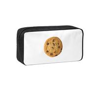 SDEGTHO Chocolate Cookie Printed Spacious Pencil Bag, Oxford Cloth Pen Pouch Holds 50+, for Students Artists Writers