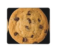 SDEGTHO Chocolate Cookie Professional Grade Mouse Pad, Featuring Lock Edge and Non-Slip Rubber for a Stable Desk Surface