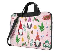SDEGTHO Cute Gnome Print Multi-Pocket Laptop Bag Shoulder Crossbody Case Shockproof Computer Briefcase For Sports