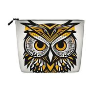 SDEGTHO Cute Owl Pattern Versatile Travel Bag Makeup Bag Large Capacity Cosmetic Pouch Zipper Bag Toiletry Bag, Black, One Size