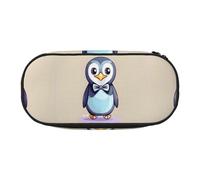 SDEGTHO Cute Penguin Prints Big Capacity Pencil Case,Multiuse Pencil Pouch,Portable Pencil Bag,Pen Case for Office
