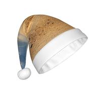 SDEGTHO Egyptian Pyramid In Desert Printing 1 Pcs Christmas Knitted Santa Hats Elf Hat Crochet Christmas Beanie Xmas Party Caps For Adults Women Men