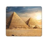 SDEGTHO Egyptian Pyramid in Desert Smooth Surface Lock Edge Mouse Pad Durable Rubber Base Desk Mat for Precise Cursor Control