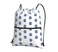 SDEGTHO Evil eyes. Print Foldable Backpack, Adjustable Drawstring Water Resistant Bag for Quick Trips and Outings