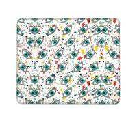 SDEGTHO Evil eyes Professional Grade Mouse Pad, Featuring Lock Edge and Non-Slip Rubber for a Stable Desk Surface