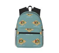 SDEGTHO Flag Of Delaware Printed Casual Backpack Spacious Rucksack With Multi Pockets For Travel Outdoor Activities