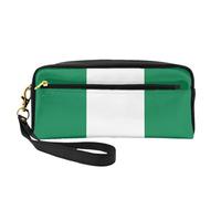 SDEGTHO Flag Of Nigeria Women Travel Makeup Pouch Makeup Bag For Purse Portable Toiletry Bag Accessories Organizer, Black, One Size