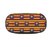 SDEGTHO Flag of The Kingdom of Hawaii Big Capacity Pencil Case,Multiuse Pencil Pouch,Portable Pencil Bag,Pen Case for Office