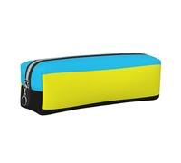 SDEGTHO Flag of The Sultanate of Burongan Printed Leather Zipper Pencil Case for Students, Multi Purpose Pen Pouch for Kids Small Makeup Bag for Pens, Pencils, Markers