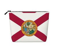 SDEGTHO Florida State Flag Versatile Travel Bag Makeup Bag Large Capacity Cosmetic Pouch Zipper Bag Toiletry Bag, Black, One Size