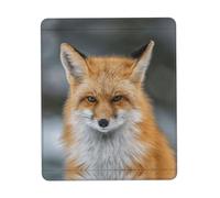 SDEGTHO Fox Large Gaming Mouse Pad Desk Mat, Non-Slip Rubber Base, Stitched Edges, Water-Resistant, For Gamer