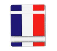 SDEGTHO French Flag Mouse Pad With Anti-Fray Stitching, Non-Slip Rubber Base Computer Mouse Pads For Wireless Mouse