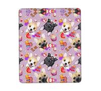 SDEGTHO French Little Bulldog Large Gaming Mouse Pad Desk Mat, Non-Slip Rubber Base, Stitched Edges, Water-Resistant, For Gamer