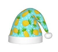 SDEGTHO Fresh Pineapple Baby Santa Toddler Christmas Hat For New Year Party Headwear Extra Thicken Classic Fur