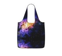 SDEGTHO Galaxy in The Universe Printed Foldable Grocery Bag, 25L Reusable Shopping Tote, Lightweight Bag for Travel Daily Use