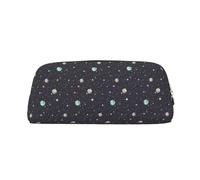 SDEGTHO Galaxy.. Printing Leather Pencil Case Large Capacity School Pen Bag Fountain Pen Holder for Boys and Girls Gift