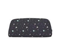 SDEGTHO Galaxy.. Printing Leather Pencil Case Large Capacity School Pen Bag Fountain Pen Holder for Boys and Girls Gift