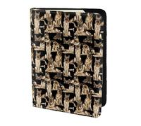 SDEGTHO German Shepherd Dog Printing Passport Holder Cover Wallet Cowhide Card Case Travel Must Have Accessories for Women Men