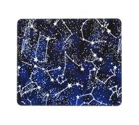 SDEGTHO Glow in The Dark Smooth Surface Lock Edge Mouse Pad Durable Rubber Base Desk Mat for Precise Cursor Control