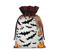 SDEGTHO Halloween Flying Bats 1pcs Durable Material Tote Bag 4.7x 6.9in With Drawstring Choice For Halloween Stylish Gift