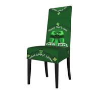 SDEGTHO Happy St. Patrick's Day Protection Cover for Dining Room Chairs Stretchy, Washable, and Detachable Cover