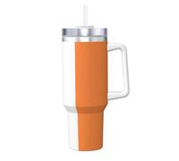 SDEGTHO Irish Flag 40 Oz Ice Bully With Handle And Straw Made Of Stainless Steel, Double Wall Insulated With Lid