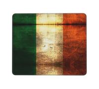 SDEGTHO Irish Flag Full Coverage Desk Pad and Mouse Mat, Lock Edge Non-Slip Design for Extended Use with Computer