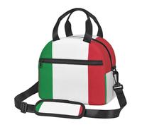 SDEGTHO Italian Flag Insulated Lunch Bag Lunch Box For Women Men Reusable Tote For Office Gym Outings