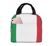 SDEGTHO Italian Flag Portable Lunch Box For Men Women Reusable Small Bag For Office Outdoor
