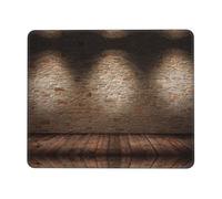 SDEGTHO Lights hit the brick wall Professional Grade Mouse Pad, Featuring Lock Edge and Non-Slip Rubber for a Stable Desk Surface