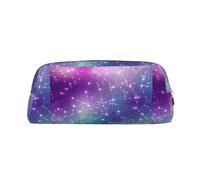 SDEGTHO Magic Space Printing Leather Pencil Case Large Capacity School Pen Bag Fountain Pen Holder for Boys and Girls Gift