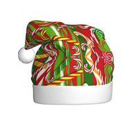 SDEGTHO Merry Christmas Printing 1 Pcs Christmas Knitted Santa Hats Elf Hat Crochet Christmas Beanie Xmas Party Caps For Adults Women Men