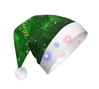 SDEGTHO Merry Christmas1 Santa Hat Light Up Christmas With Led Lights Flashing For Adults