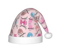 SDEGTHO Naughty Sloth Baby Kids Santa Hat Red Santa Comfortable Christmas For Children Holiday Xmas
