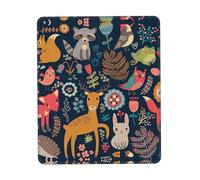 SDEGTHO Owl Rabbit Bird Fox Large Gaming Mouse Pad Desk Mat, Non-Slip Rubber Base, Stitched Edges, Water-Resistant, For Gamer