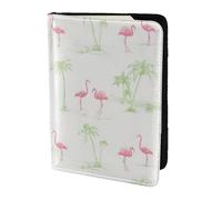 SDEGTHO Pink Flamingos Printing Passport Holder for Travel Must Have,Passport Cover Case for Travel Accessories for Women Men