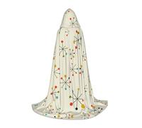 SDEGTHO Retro Modern Masquerade Ball Costume Hooded Cape For Teenagers Witch Vampire Wizard Cosplay Gear Long Cape